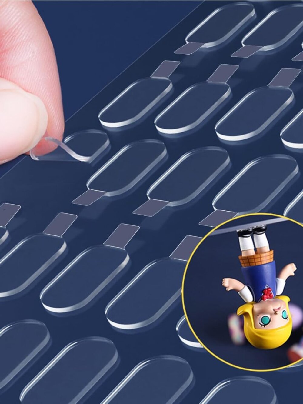 Sticky Tack for Wall Hanging 0.31"*0.51"-500 Pcs — Removable Poster Putty & Moun